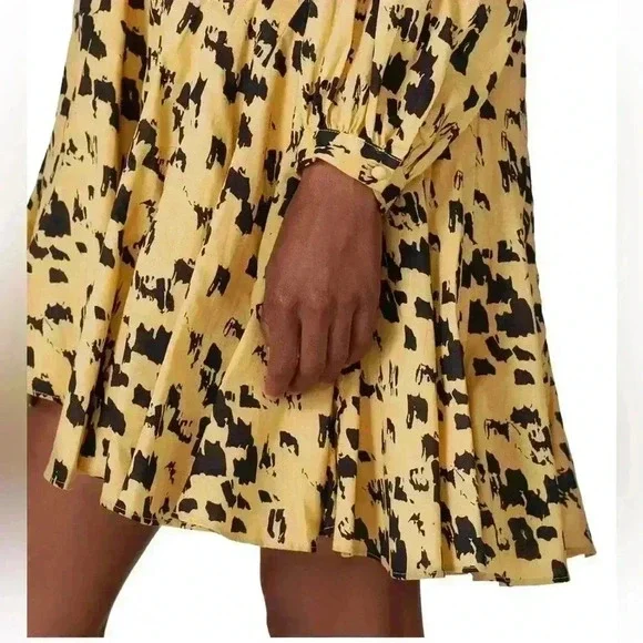 NWT Anine Bing Painterly Leo Dress in Size S (Runs Large) - Picture 4 of 11